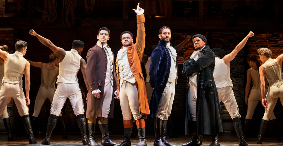 Hamilton production at Theatre Royal Plymouth